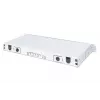DIGITUS Caixa de emenda deslizante de fibra ótica, 1U, equipada com 24x LC Duplex, incl. parafuso M25, cassete de emenda, pigtails coloridos OM4, adaptadores