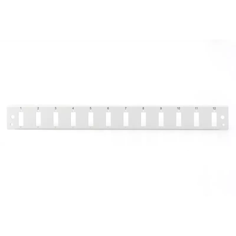 DIGITUS Painel frontal FO Quick Lock 12x SC DX vertical cinzento