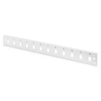 DIGITUS Painel frontal FO Quick Lock 12x LC DX SC SX E2000 SX cinzento