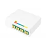 DIGITUS Caixa FTTH, com 4x adaptador SC (APC) SX e montagem em calha DIN