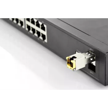DIGITUS Módulo SFP Mini GBIC de cobre 10G 100m suporta 10G 5G 2.5G 1G Base-T