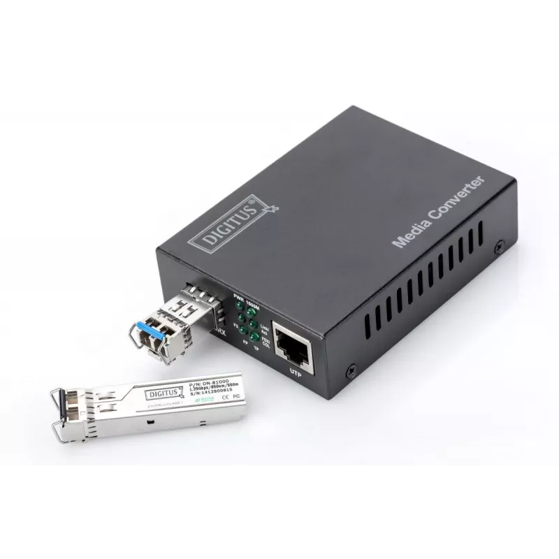 DIGITUS Conversor de fibra ótica 10GB RJ45 - SFP+ Mini GBIC