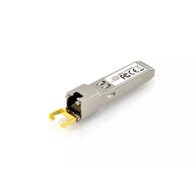 DIGITUS Módulo SFP de cobre 1,25 Gbps RJ45 compatível com HP 1000 Mbit até 100 m
