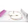 DIGITUS Caixa de emenda de fibra ótica SC OM4 1U 6xSC-DX cassete pigtails acopladores