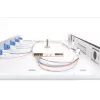 DIGITUS Caixa de emenda de fibra ótica LC OS2 1U 6xLC-DX com cassete, pigtails e acopladores