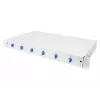 DIGITUS Caixa de emenda de fibra ótica LC OS2 1U 6xLC-DX com cassete, pigtails e acopladores