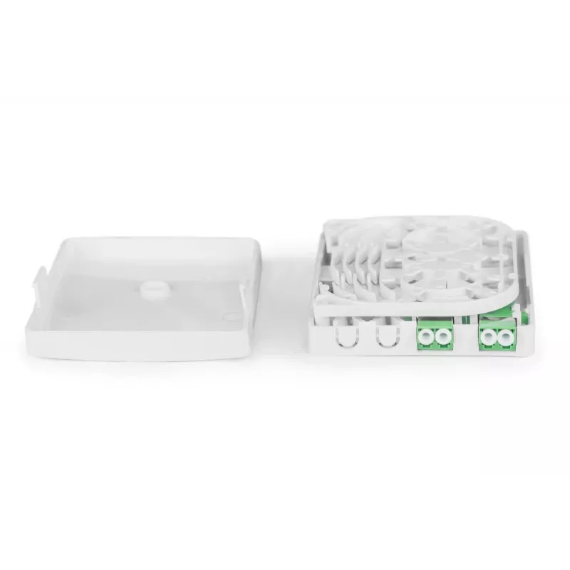 DIGITUS Caixa de ligação FTTH, com 2x adaptador LC(APC) DX, montagem à superfície