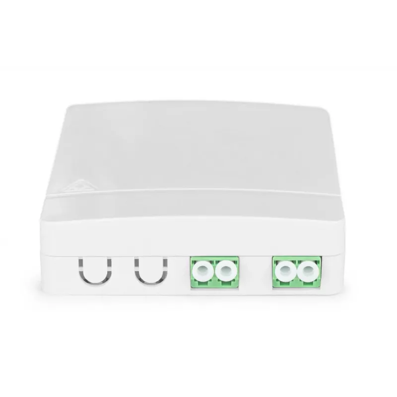 DIGITUS Caixa de ligação FTTH, com 2x adaptador LC(APC) DX, montagem à superfície