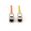 DIGITUS Keystone Jack CAT6a - blindado, conexão sem ferramentas - gestor de cabos inteligente - 24 unidades