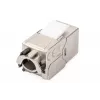 DIGITUS Keystone Jack CAT6a - blindado, conexão sem ferramentas - gestor de cabos inteligente - 24 unidades