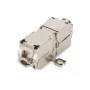 DIGITUS Acoplador de terminação de campo CAT6A, 500 MHz para AWG 22-26, design Keystone totalmente blindado, 26x35x80 mm