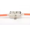 DIGITUS Acoplador de terminação de campo CAT6A, 500 MHz para AWG 22-26, design Keystone totalmente blindado, 26x35x80 mm