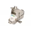 DIGITUS Acoplador de terminação de campo CAT6A, 500 MHz para AWG 22-26, design Keystone totalmente blindado, 26x35x80 mm