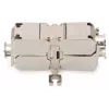 DIGITUS Acoplador de terminação de campo CAT6A, 500 MHz para AWG 22-26, design Keystone totalmente blindado, 26x35x80 mm