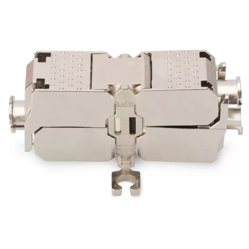 DIGITUS Acoplador de terminação de campo CAT6A, 500 MHz para AWG 22-26, design Keystone totalmente blindado, 26x35x80 mm