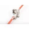 DIGITUS Acoplador de terminação de campo CAT6A, 500 MHz para AWG 22-26, design Keystone totalmente blindado, 26x35x80 mm