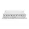 DIGITUS Patch panel CAT6A, blindado, 12 portas campo de identificação, 1U, 10 polegadas montagem em rack, cinzento RAL 7035