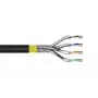 DIGITUS Cabo de instalação - CAT 7A - S/FTP - AWG 22/1 simplex - 500m - amarelo - Dca-s1a d1 a1