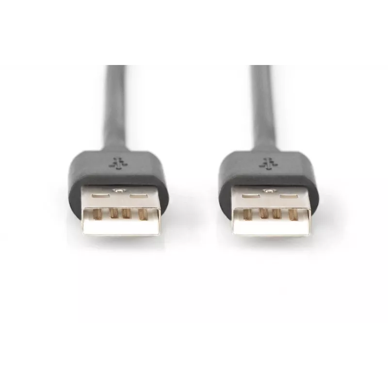 DIGITUS Cabo de ligação USB 2.0, Type-A M/M, 5m conforme USB 2.0 Preto