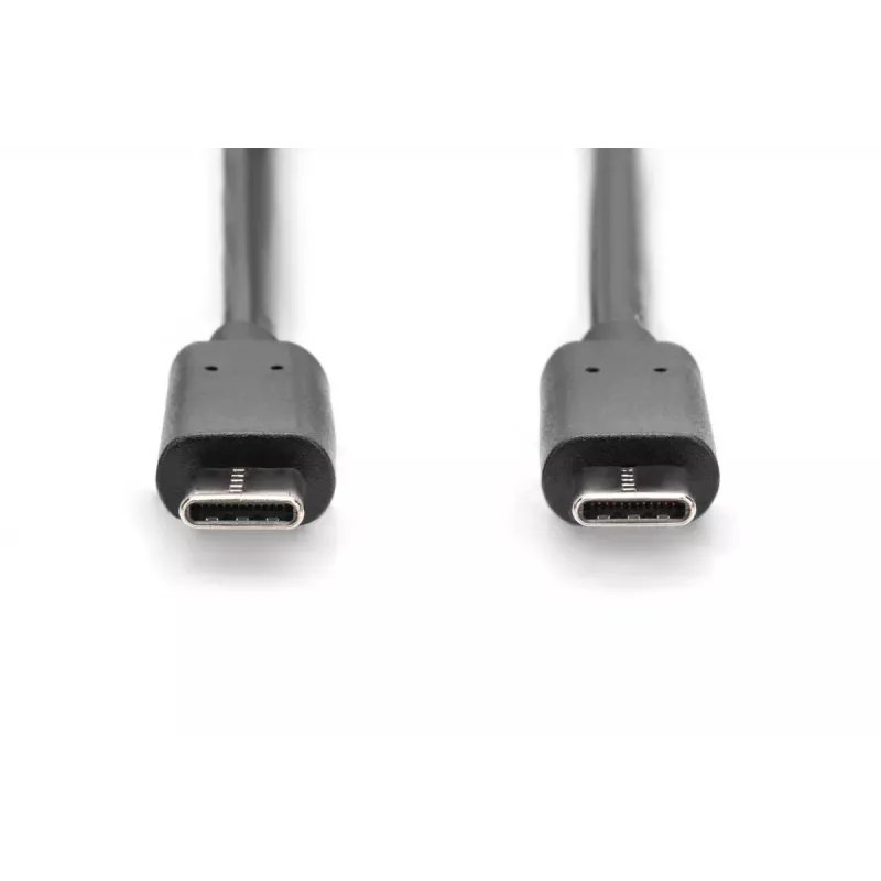 Cabo de ligação USB DIGITUS ASSMANN Type-C para C M/M, 2 m High-Speed preto