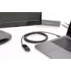 Cabo adaptador DIGITUS USB Type-C, Type-C para DP M/M, 2 m 4K/60 Hz, 32,4 Gbit/s, CE, preto