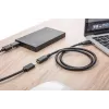 DIGITUS AK-300210-020-S cabo de extensão USB-C, USB 2.0, USB-C macho/fêmea, 3 A, 2 m, preto