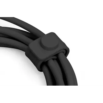 Cabo de carregamento em silicone USB DIGITUS USB-C - Lightning USB 2.0 60W - 50 cm preto