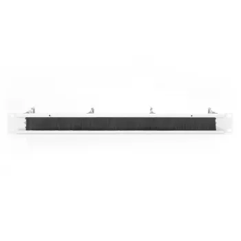 Painel de gestão de cabos DIGITUS 1U com escova, 4 anéis de aço 40x75 mm, cinzento (RAL 7035)