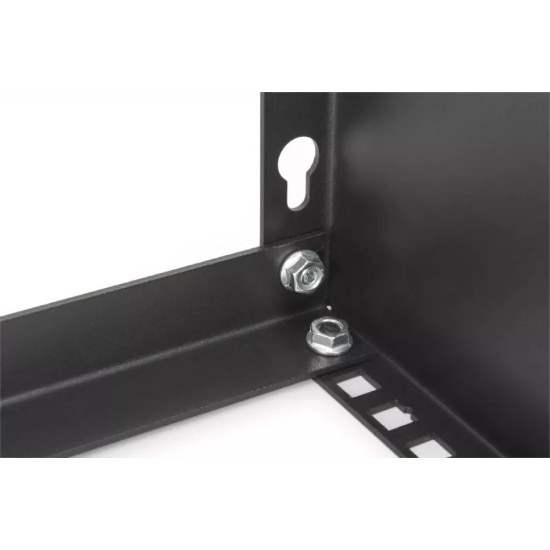 Suporte de montagem em parede Digitus 19 polegadas 6U preto