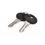 DIGITUS DN-19-KEY-4444 chave de fecho tipo 4444 para armários de parede SOHO PRO DN-1019 / DN-DVR-1, preto/prateado, 2 un.