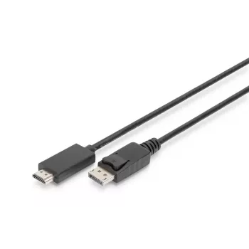 Cabo adaptador DisplayPort DIGITUS. DP – HDMI Type-A (AK-340303-010-S)