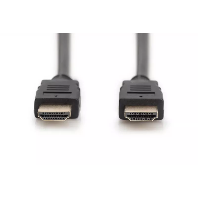 Cabo de ligação HDMI Premium High Speed DIGITUS, Type-A M/M, 3m com Ethernet, Ultra HD 60p, preto