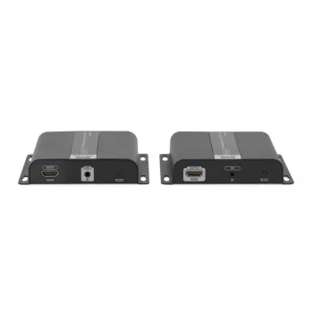 Conjunto extensor 4K HDMI DIGITUS over IP/CAT 5, 6 (120 m) totalmente alimentado por POE, UHD 4K/30Hz
