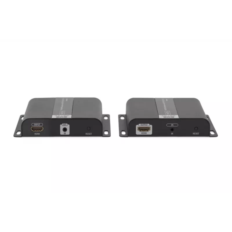 Conjunto extensor 4K HDMI DIGITUS over IP/CAT 5, 6 (120 m) totalmente alimentado por POE, UHD 4K/30Hz