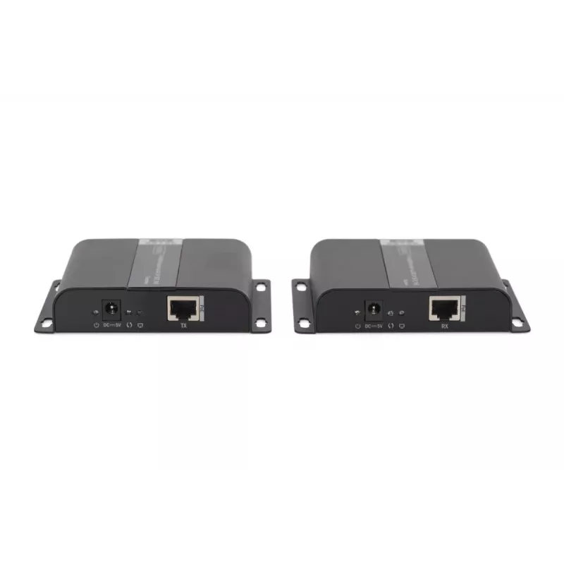 Conjunto extensor 4K HDMI DIGITUS over IP/CAT 5, 6 (120 m) totalmente alimentado por POE, UHD 4K/30Hz