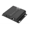 Extensor 4K HDMI DIGITUS, unidade recetora over IP/CAT 5, 6 (120 m), alimentado por PoE
