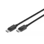 Cabo de ligação DisplayPort DIGITUS, DP M/M, 5 m com bloqueio, Ultra HD 8K, versão 1.3/1.4, preto