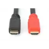 Cabo HDMI DIGITUS 10m Ultra HD 24p com amplificador de sinal