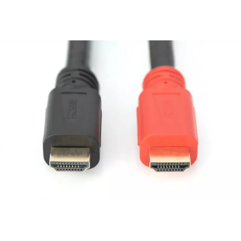 Cabo HDMI DIGITUS 10m Ultra HD 24p com amplificador de sinal