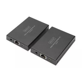 Transmissor e recetor AV, Digitus, conjunto extensor HDMI KVM IP, 1920 x 1200 píxeis, 150 m