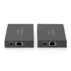 Transmissor e recetor AV, Digitus, conjunto extensor HDMI KVM IP, 1920 x 1200 píxeis, 150 m