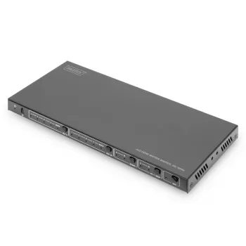 Comutador matriz HDMI DIGITUS 4x 2 4K/60Hz Scaler EDIDARC HDCP 2.2 18 Gbps