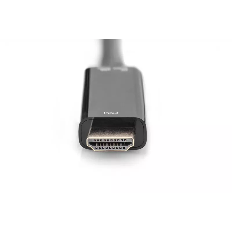 Adaptador HDMI para DisplayPort Digitus 4K 0,2 m HDMI Type-A USB