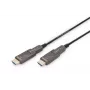 Cabo de fibra ótica híbrido Digitus 4K HDMI AOC 10m ficha a ficha 18 Gbit/s