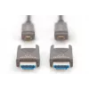 Cabo de fibra ótica híbrido Digitus 4K HDMI AOC 10m ficha a ficha 18 Gbit/s