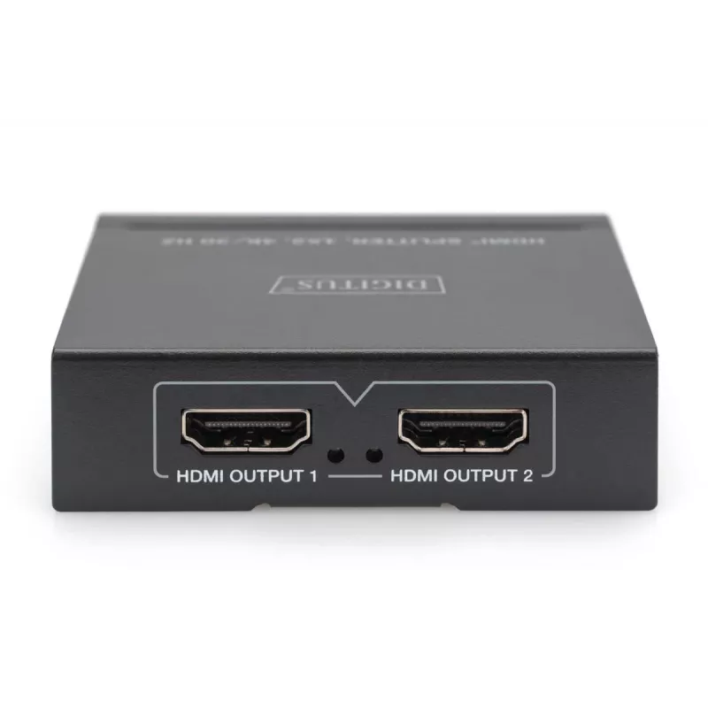 Splitter HDMI DIGITUS 4K. 1x 2 4K/30Hz. preto