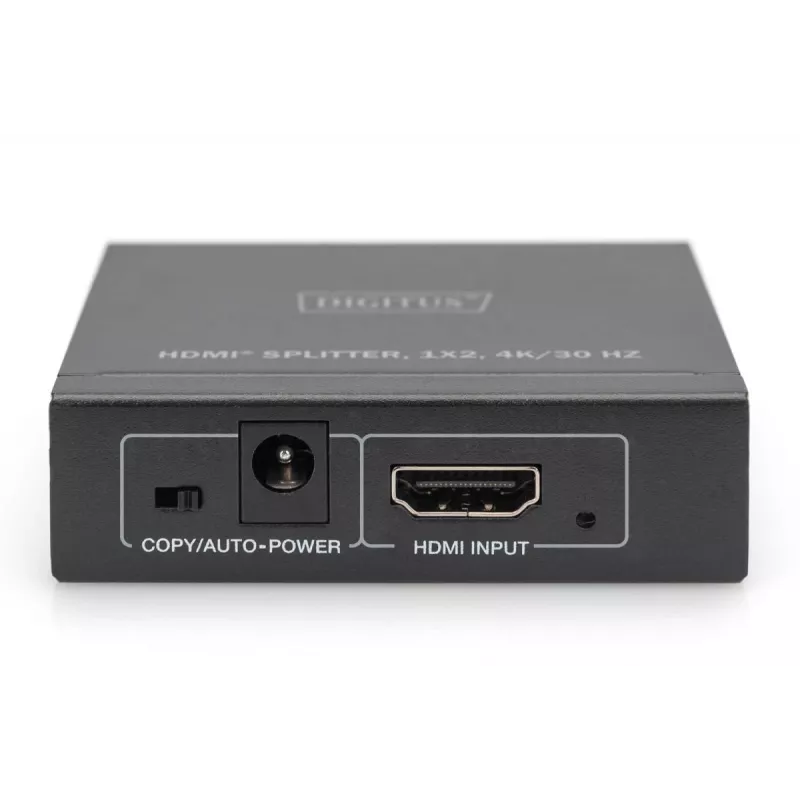 Splitter HDMI DIGITUS 4K. 1x 2 4K/30Hz. preto