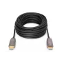 Cabo de fibra ótica híbrido DIGITUS HDMI AOC, Type-A M/M, 20 m UHD 8K@60Hz, CE, preto