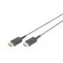 Cabo de ligação HDMI High Speed DIGITUS, Type-A, HighFlex M/M, 2,0 m, 4K Ultra HD@30Hz, ativo, CE, dourado preto