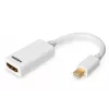 Cabo adaptador DisplayPort DIGITUS ASSMANN, Mini DP - HDMI Type-A M/F, 15 cm, compatível com DP 1.1a, CE, branco